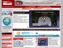 Tablet Screenshot of news21.tv